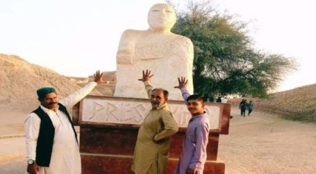 Police lodge FIR for ‘dishonoring’ statue of Priest-King at Mohenjo Daro
