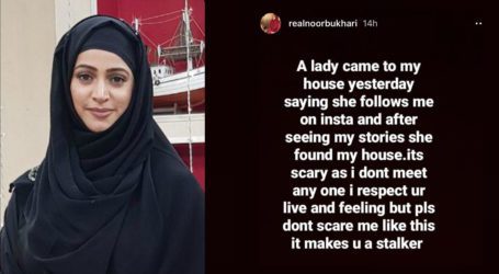 Noor Bukhari shares ‘scary’ story of being stalked by a woman