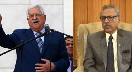 President Alvi assures Mahmoud Abbas full support for Palestinian cause