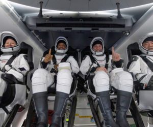Four astronauts return from ISS aboard SpaceX capsule