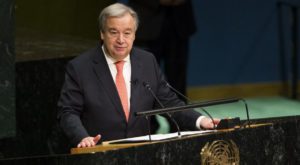 United Nations Secretary-General Antonio Guterres called on Israel to abide by laws governing armed conflict. Source: unmissions.org