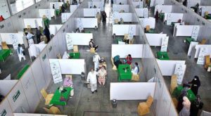 KARACHI: It has been reported that the largest COVID-19 vaccination center in Karachi Expo Center is facing a shortage of Chinese vaccines.