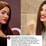 Host and model Mathira, who is famously known for her bold pictures and fiery statements, has recently opened up about being bullied once by Pakistani leading actress Sonya Hussyn.