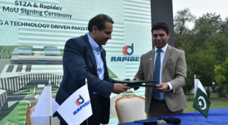 STZA inks MoU with Rapidev to build Tech park