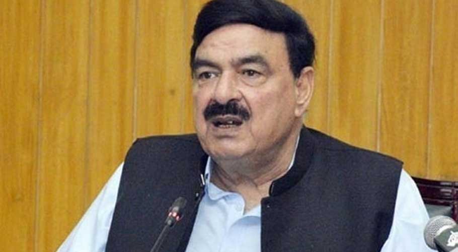 Rashid addressing a press conference. Source: File