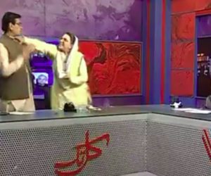 Firdous Ashiq Awan slaps PPP’s Mandokhel during TV show