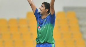 Player of the match Shahnawaz Dahani pick four for five in 3.1 overs. Source: Twitter/PSL