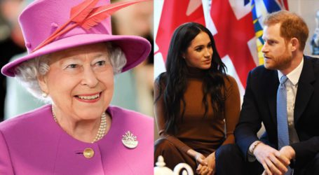 Queen congratulates Meghan and Harry on birth of their baby