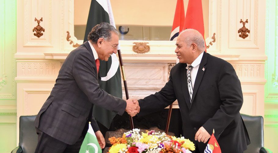 Pakistan and Kiribati have formally established diplomatic relations. Source: Twitter