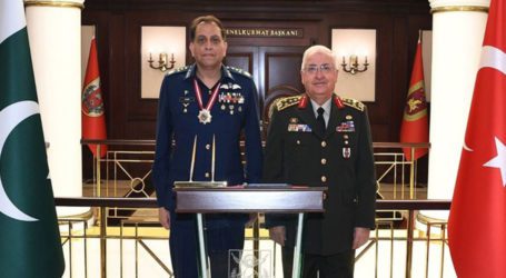 PAF chief awarded Legion of Merit by Turkish military