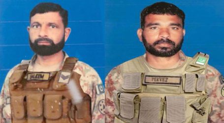 Two soldiers martyred in cross-border attack from Afghanistan