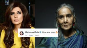 The actress left an inappropriate comment on Sikri’s death post stating: “Wow, Wow, Wow” she commented twice.