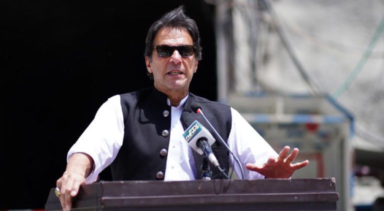 Prime Minister Imran Khan is campaigning for the elections in AJK. Source: FILE.