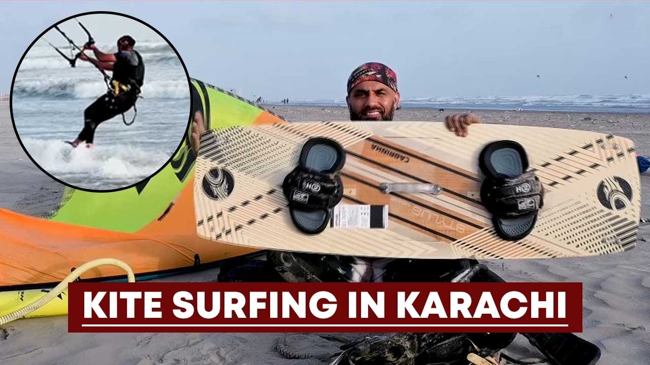 kite surfing in Karachi