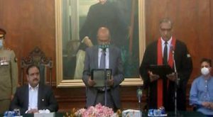 Justice Muhammad Ameer Bhatti takes oath as chief justice of the Lahore High Court