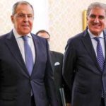 Foreign Minister Shah Mahmood Qureshi met his Russian counterpart Sergei Lavrov. Source: APP