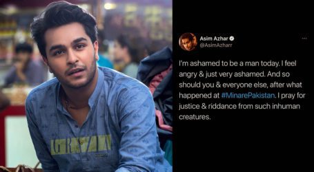Asim Azhar ‘feels angry and very ashamed’ on Minar-e-Pakistan incident