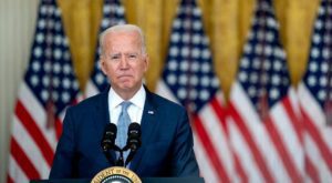 Joe Biden said, "I am the President of the USA and the buck stops with me." (Photo: The Indian Express)