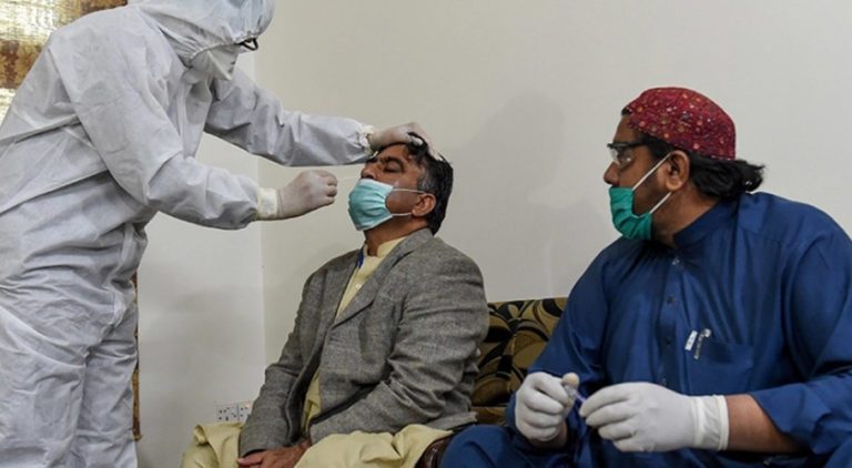 Sindh has become the first province to record 400,000 cases. Source: FILE.