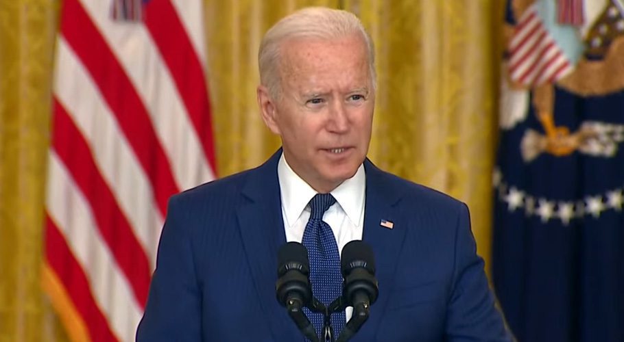 Biden said he would pursue and hunt down terrorists, leaving no one behind. (Photo: CNBC)