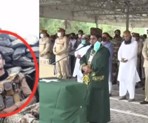 COAS attends funeral prayers of martyred Captain Kashif in Balochistan