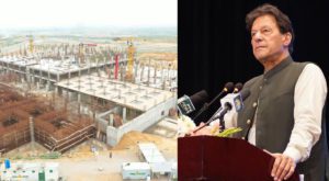 PM Imran Khan said that Shaukat Khanum Hospital Karachi will will be twice as big as Lahore.