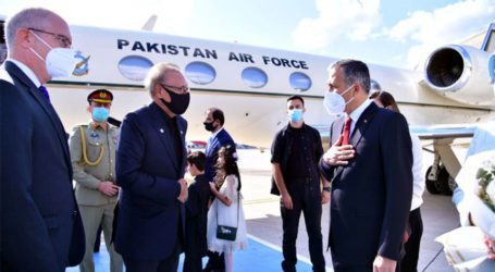 President Alvi arrives in Istanbul on three-day official visit