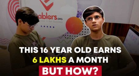 This 16-year-old boy earns Rs6 lakh a month