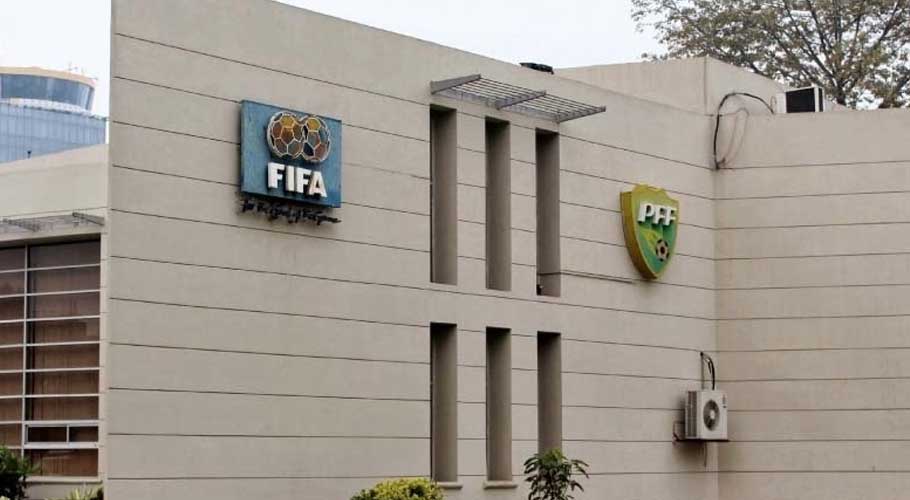 Headquarters of the Pakistan Football Federation in Lahore.