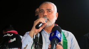 Haniyeh has been Hamas chief since 2017. Source: AFP.