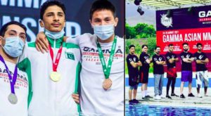 Shahzaib Khan claimed gold Asian Mixed Martial Arts Championship 2021. Source: Instagram