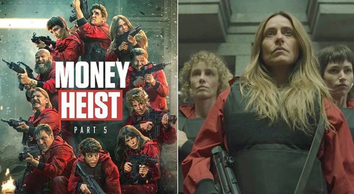 Money Heist 5 will premiere its first part on Sept 3. Source: Netflix.
