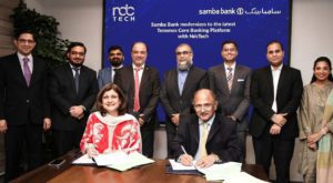 Samba Bank Pakistan has signed an agreement with NdcTech. Source: PR