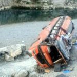 17 dead, several injured in bus-trailer collision near Kohat