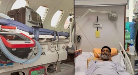 Ailing Umer Sharif leaves for US in air ambulance