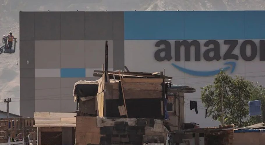 The sprawling new Amazon fulfillment centre is set up in Tijuana, Mexico. Source: Insider.