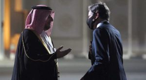 Blinken is meeting Qatari leaders to thank for support in the Afghanistan evacuation. Source: Reuters