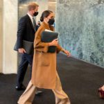 Prince Harry and Meghan Markle arrive at the United Nations to meet with UN Secretary-General. Source: Reuters.