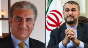 Foreign Minister Shah Mahmood Qureshi and his Iranian counterpart Hossein Amir Abdollahian had a telephonic conversation. Source: Radio Pakistan