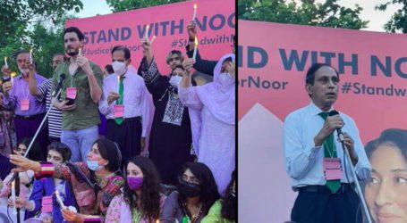 Vigil held for Noor Mukaddam in Islamabad