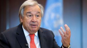 United Nations Secretary-General Antonio Guterres during an interview at the UN Headquarters. Source: Reuters