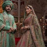 Designer Mina Kashif has captured the couple beautifully in her latest bridal campaign collection (Instagram)