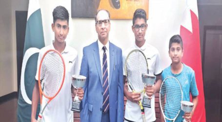 Pakistani Ambassador honours ATF Bahrain Tennis winners