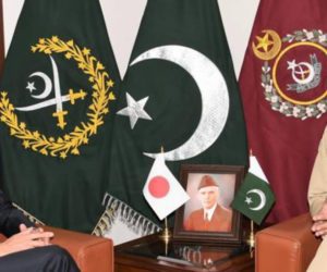 Japanese ambassador pays farewell call to COAS Bajwa
