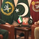 He met with the Chief of General Staff (CGS) of Armed Forces of the Islamic Republic of Iran. Source: ISPR.