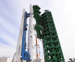 South Korea launches first domestic space rocket