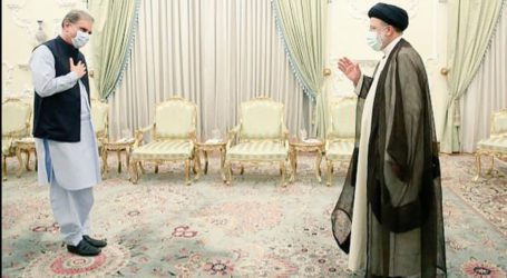 FM Qureshi meets Iranian President Raisi
