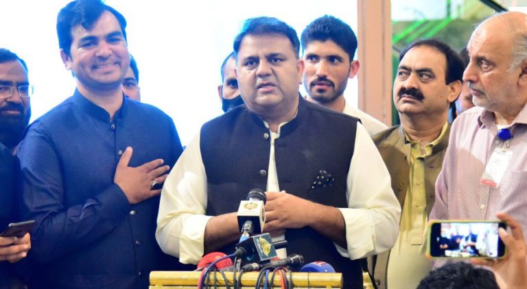 During today’s media talk, Fawad said contact was being initiated with Leader of the Opposition in the PA Hamza Shahbaz to begin discussions over the caretaker setup and that Elahi would be forwarding him a few names.