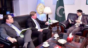 Pakistan is coordinating with the world to have a stable Afghanistan: NSA. (APP)