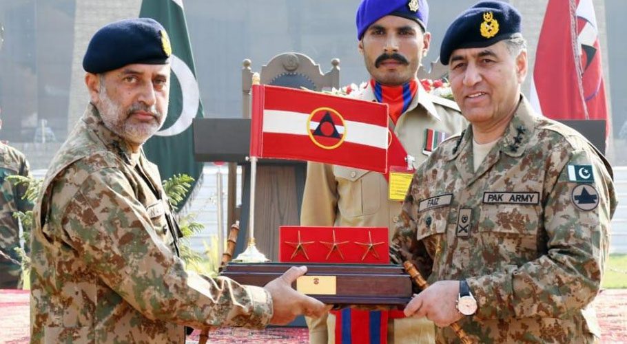 Gen Faiz Hameed takes over as Peshawar Corps commander. Source: ISPR.